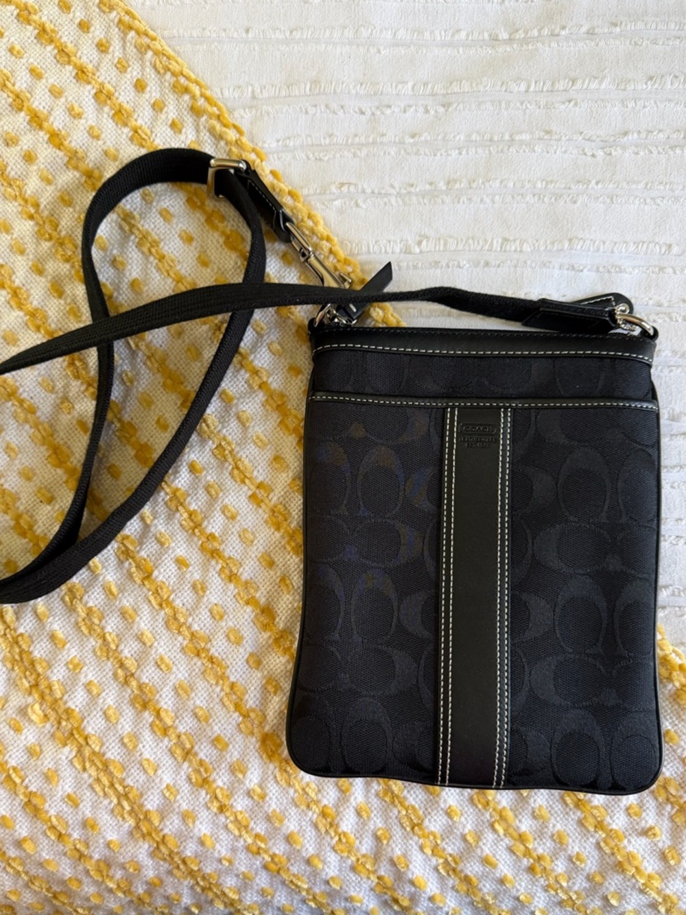 Coach Black Logo Crossbody Bag